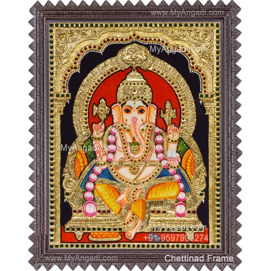 Ganesha Tajore Painting