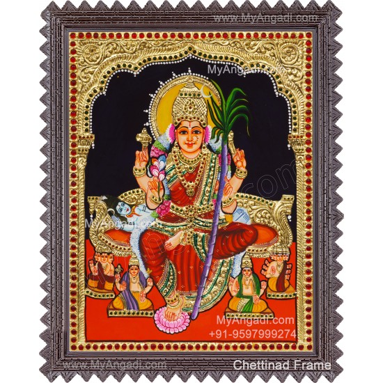 Raja Rajeswari Tanjore Painting, Amman Tanjore Painting