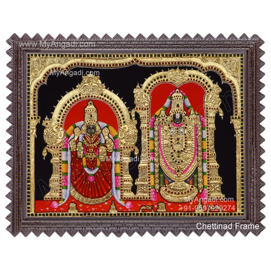 Perumal Ammavaru Tanjore Painting