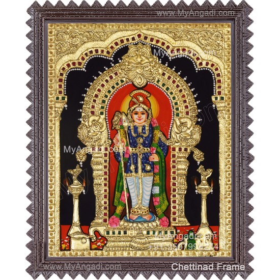 Raja Alangara Murugar Tanjore Painting