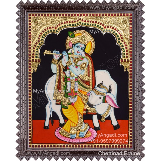 Krishna Tanjore Painting