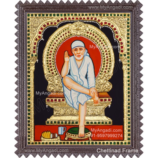 Saibaba Tanjore Painting