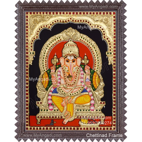 Ganesha Tanjore Painting