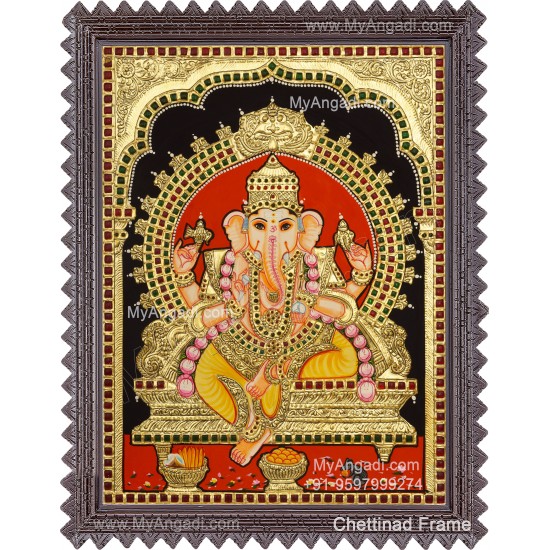 Ganesha Tanjore Painting