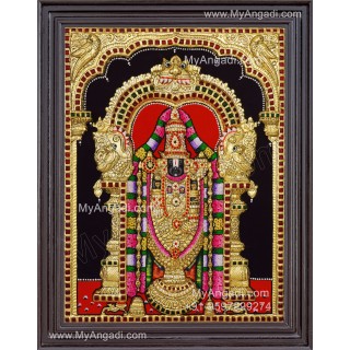 Balaji 3d Tanjore Painting