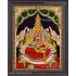 Gaja Lakshmi 3d Embossed Tanjore Painting