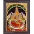 Gaja Lakshmi 3d Embossed Tanjore Painting