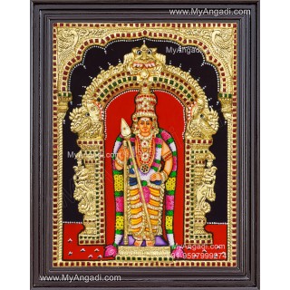 Murugan 3d Tanjore Painting