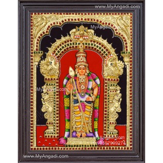 Murugan 3d Tanjore Painting