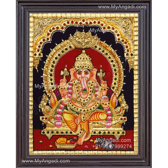 Ganesha Tanjore Painting