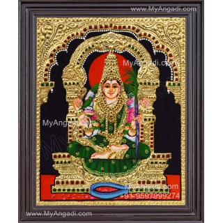 Kamatchi Amman Tanjore Painting