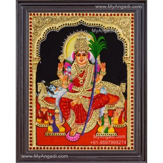 Raja Rajeswari Tanjore Painting, Amman Tanjore Painting