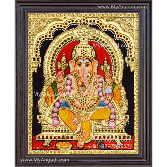 Ganesha Tanjore Painting