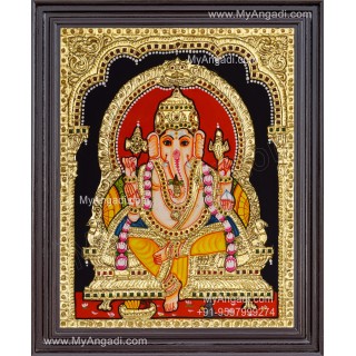 Ganesha Tanjore Painting