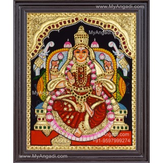 Gajalakshmi Tanjore Painting