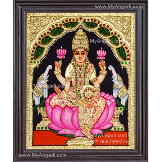 Gajalakshmi Tanjore Painting