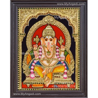 Ganesha Tajore Painting