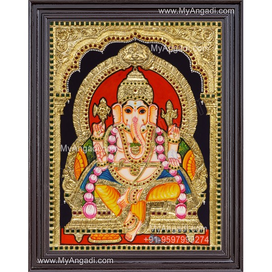 Ganesha Tajore Painting
