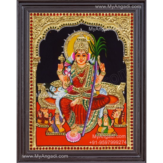 Raja Rajeswari Tanjore Painting, Amman Tanjore Painting