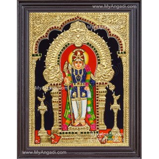 Raja Alangara Murugar Tanjore Painting