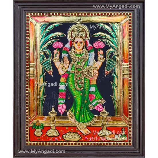 Grahalakshmi Tanjore Painting