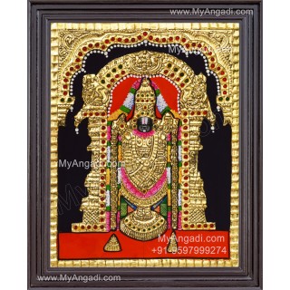 Venkateshwara  Swamy Tanjore Painting