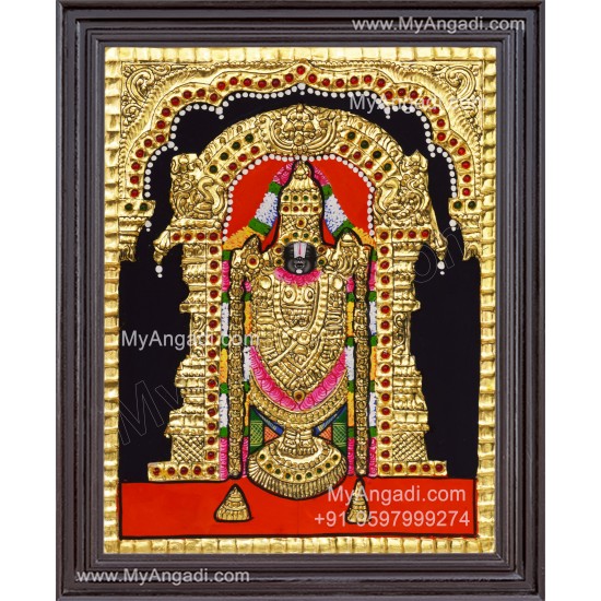 Venkateshwara  Swamy Tanjore Painting