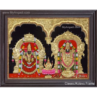 Balaji Thaayar Lakshmi Tanjore Painting