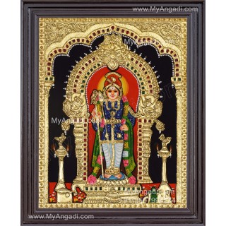 Raja Alangara Murugar Tanjore Painting