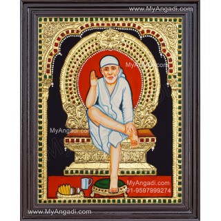 Saibaba Tanjore Painting