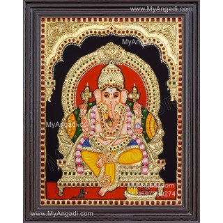 Ganesha Tanjore Painting