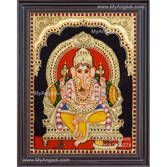 Ganesha Tanjore Painting