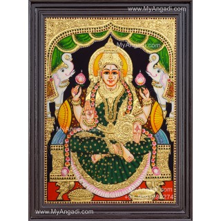 Gajalakshmi Tanjore Painting