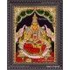 Gaja Lakshmi 3d Embossed Tanjore Painting