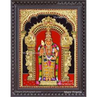 Murugan 3d Tanjore Painting