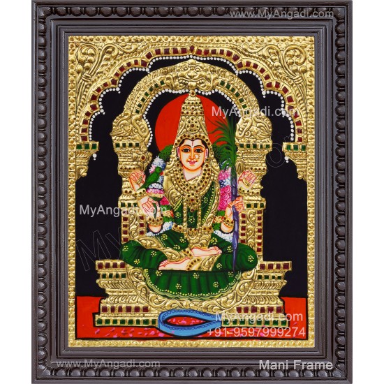 Kamatchi Amman Tanjore Painting