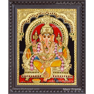 Ganesha Tanjore Painting