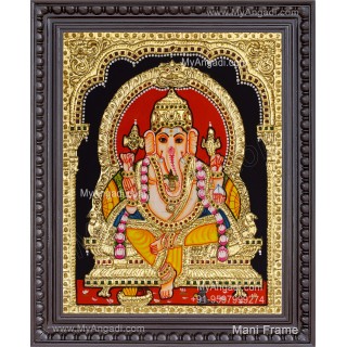 Ganesha Tanjore Painting
