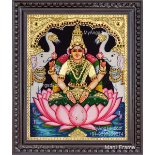 Lakshmi Devi Tanjore Painting