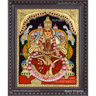 Gajalakshmi Tanjore Painting