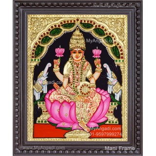 Gajalakshmi Tanjore Painting