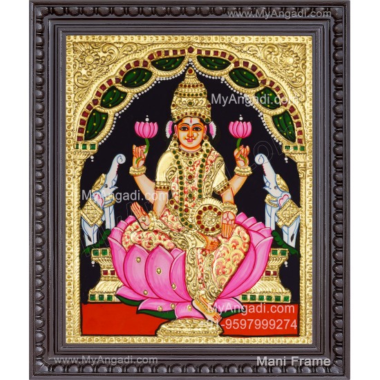 Gajalakshmi Tanjore Painting