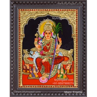 Raja Rajeswari Tanjore Painting, Amman Tanjore Painting