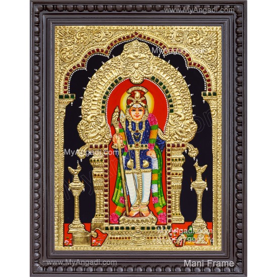 Raja Alangara Murugar Tanjore Painting