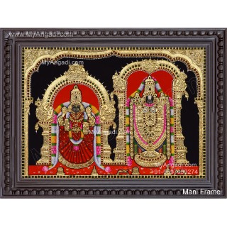 Perumal Ammavaru Tanjore Painting