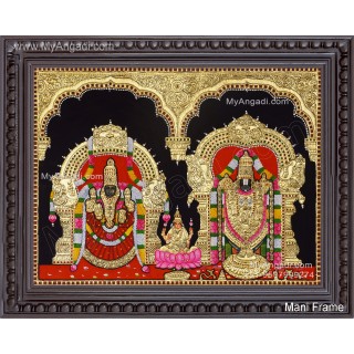 Balaji Thaayar Lakshmi Tanjore Painting