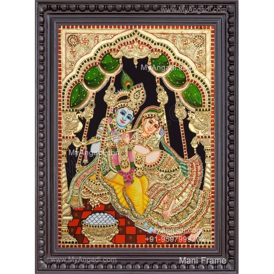 Radha Krishna Tanjore Painting