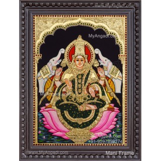 Gajalakshmi Tanjore Painting
