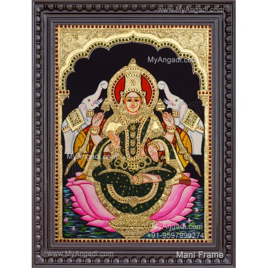 Gajalakshmi Tanjore Painting
