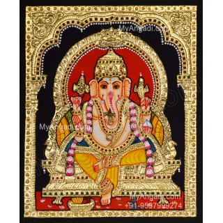 Ganesha Tanjore Painting